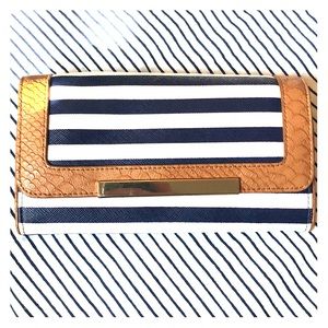 Aldo nautical stripe wallet